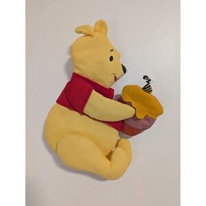 Vintage Winnie the Pooh Fabric Wall Hanging Nursery Decor Disney Honey Pot Bee